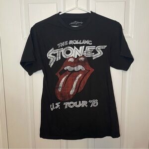 THE Rolling Stones US Tour 78 T Shirt Small